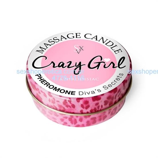 Vela Para Masaje Crazy Girl con Feromonas